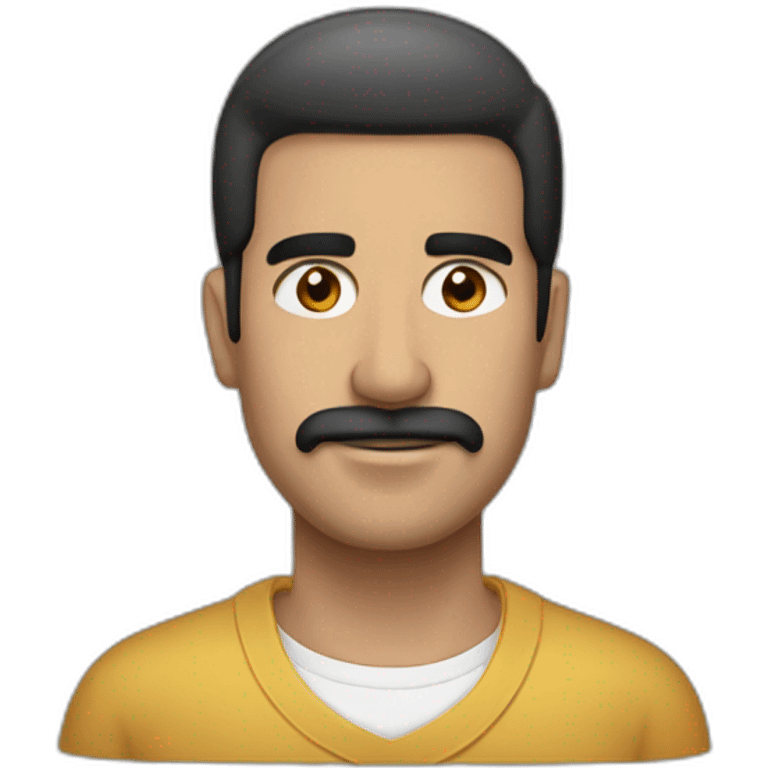 maduro pelo corto con canas emoji