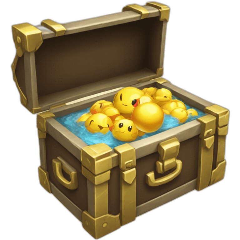 Pokemon Game LootCase Legendary Epic Rich Treasure emoji