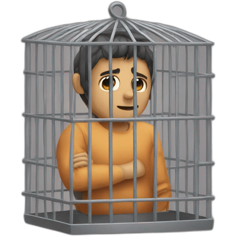 Caged Person emoji