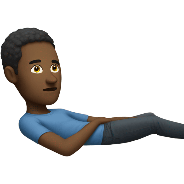 a white person resting on a sofa in the living room emoji