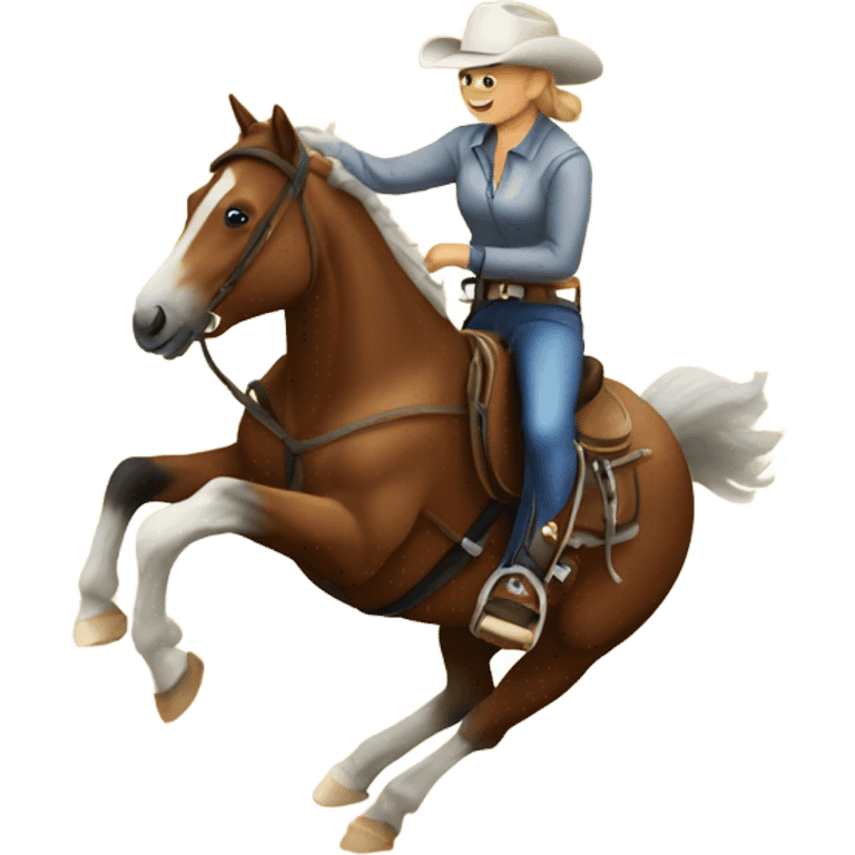 barrel racing horse emoji