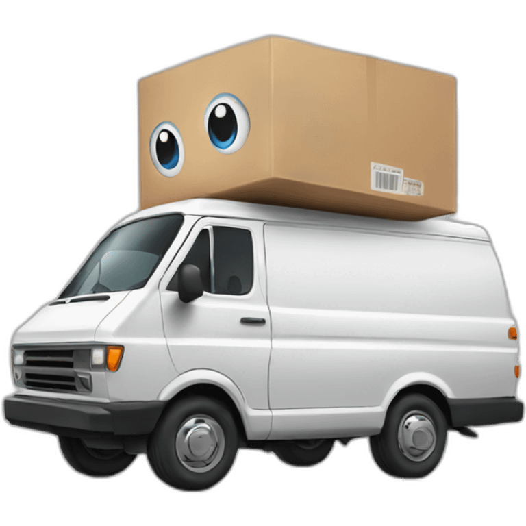 jumping delivery van emoji