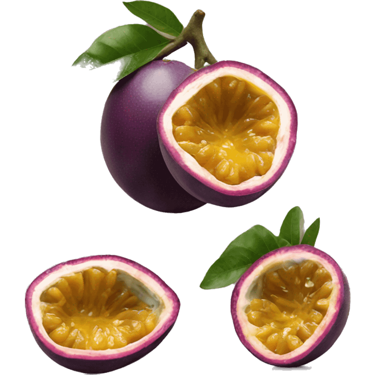 Passion fruit  emoji