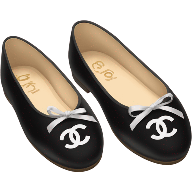 Chanel ballet flats emoji