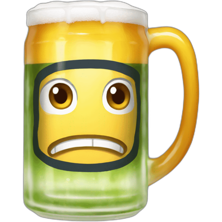 Naruto drink beer emoji