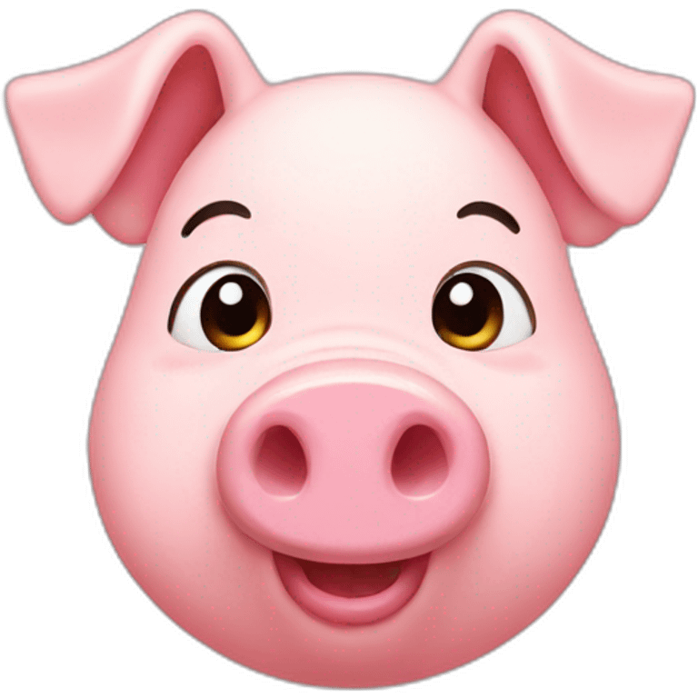 Cute pig emoji