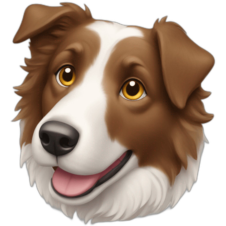 cachorro border collie emoji