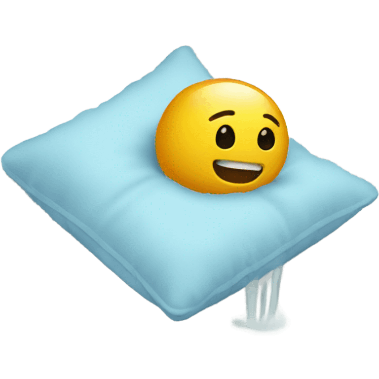 Pillow in bathtub  emoji