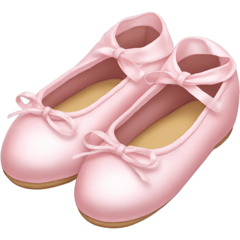 Light pink ballet slippers emoji