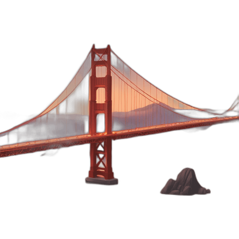 golden gate bridge sf emoji