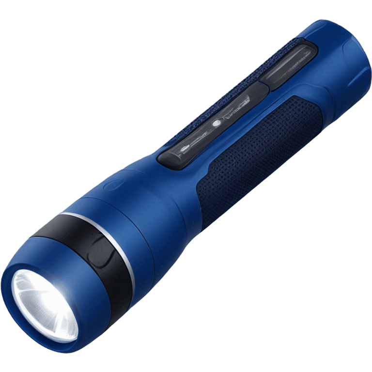 navi blue flashlight emoji