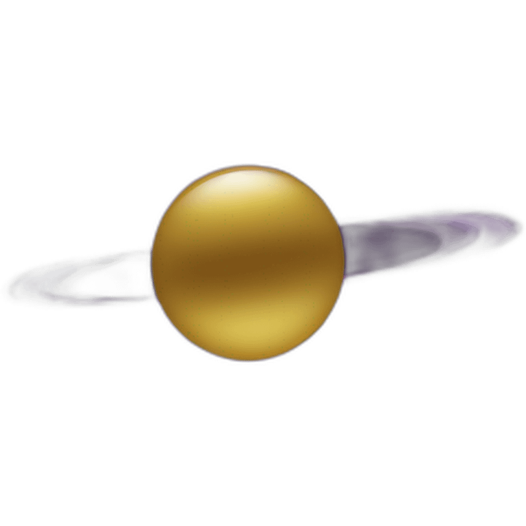 Purple heart Saturn emoji