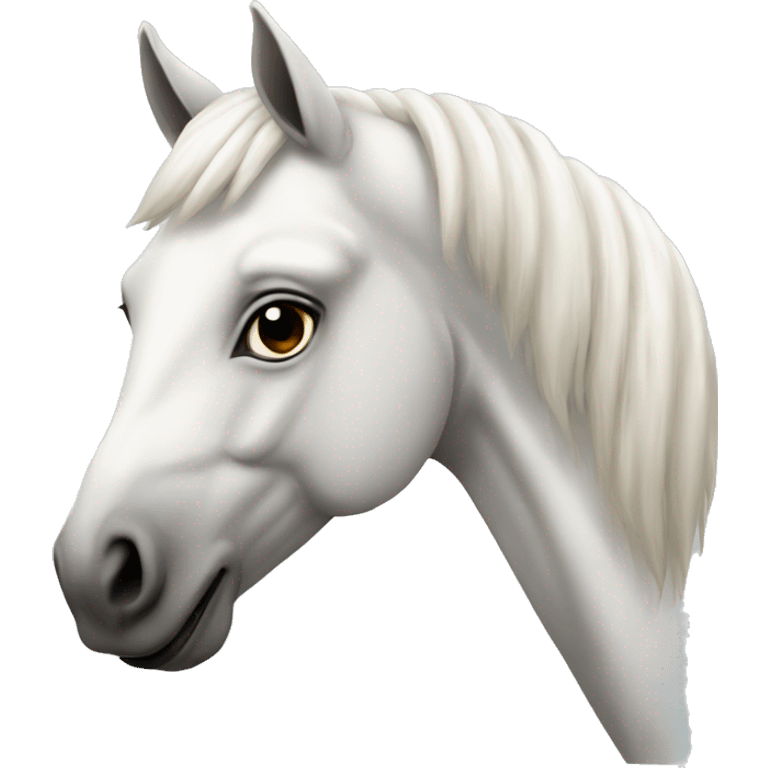 cavallo bianco emoji