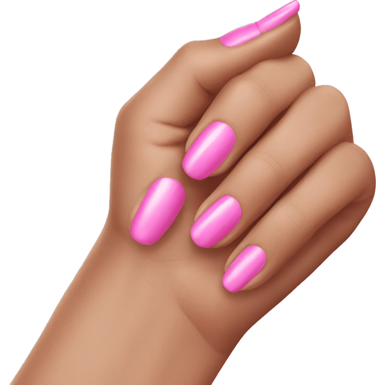 Pink manicure  emoji