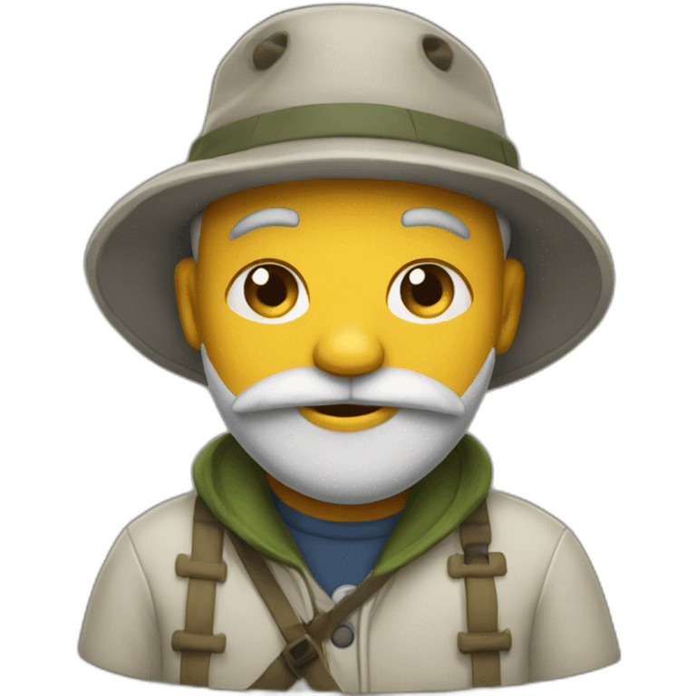 Crazy fisher emoji