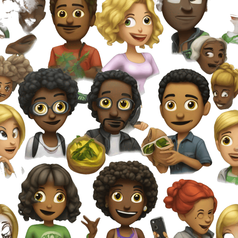 420 90s cartoon characters  emoji