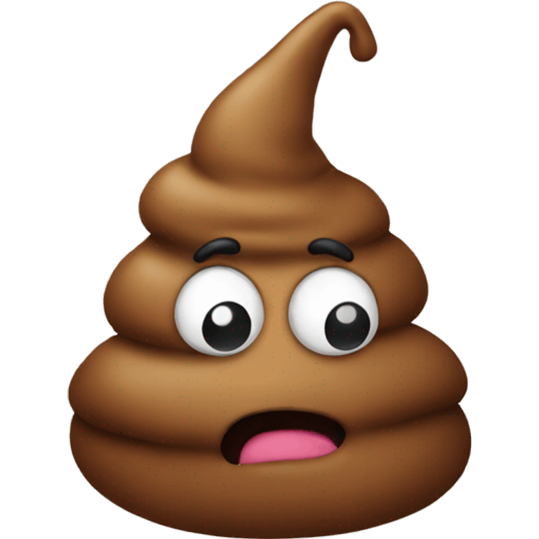  poop with hat emoji