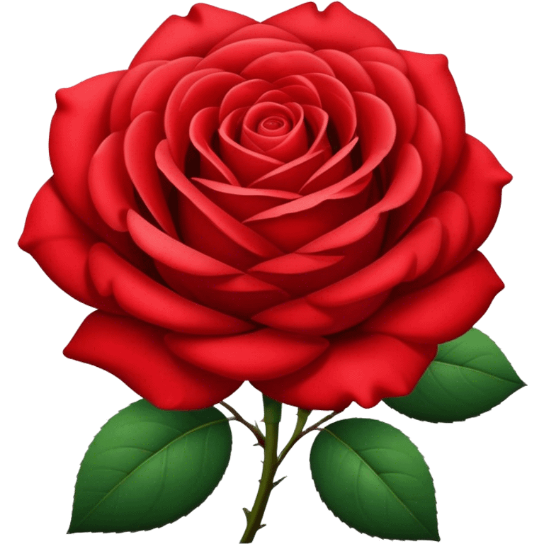 Beautiful rose emoji