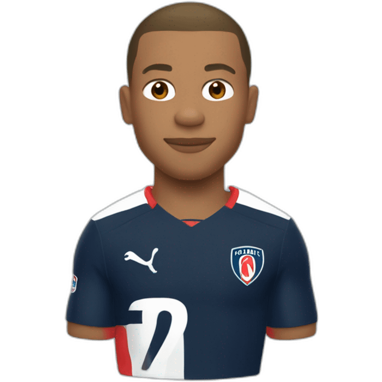 Mbappe sur sirene emoji