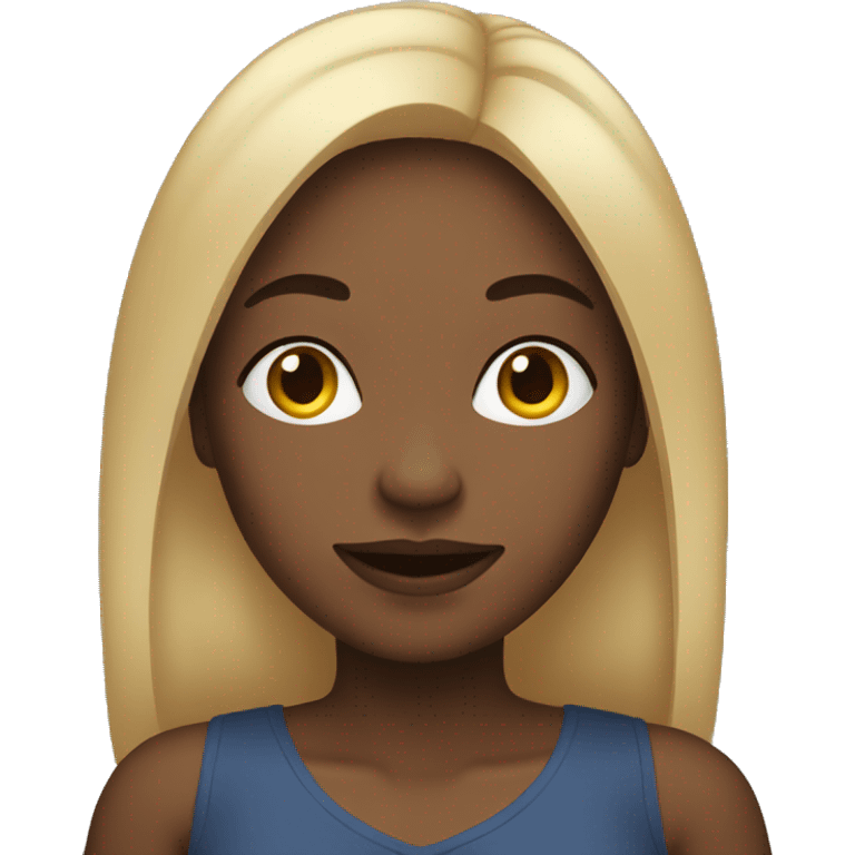 Black woman emoji