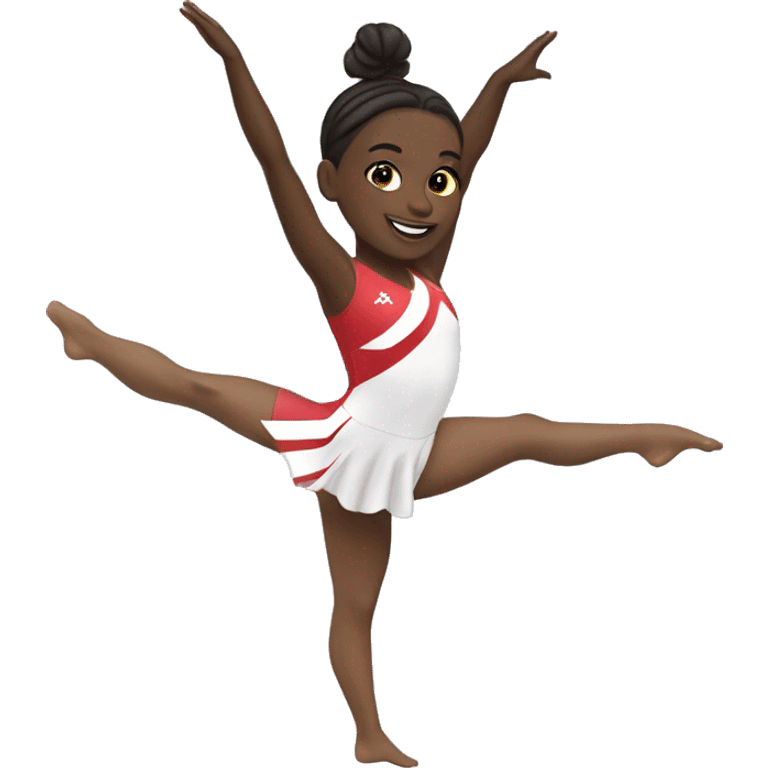 summer olympics girl cartwheel gymnastics emoji