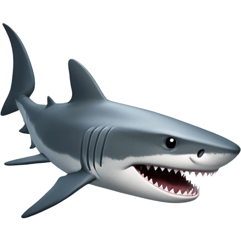 shark with a notye emoji