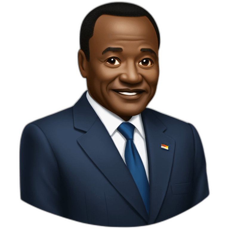 Sassou nguesso  president congo Brazzaville  emoji