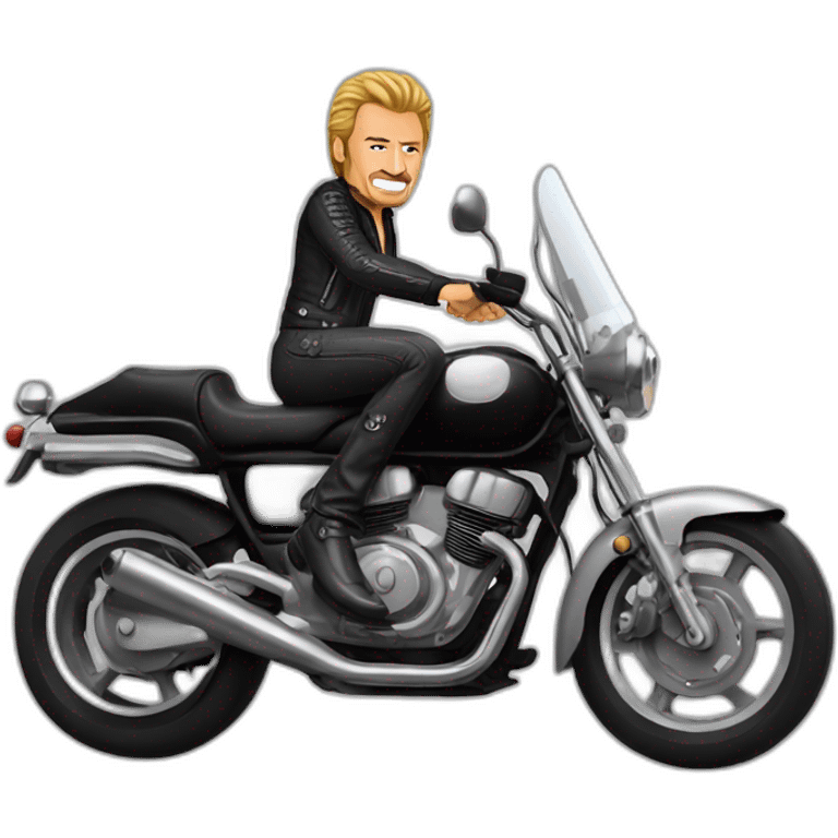 johnny hallyday moto emoji