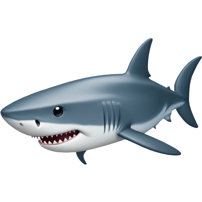 shark with tophead emoji