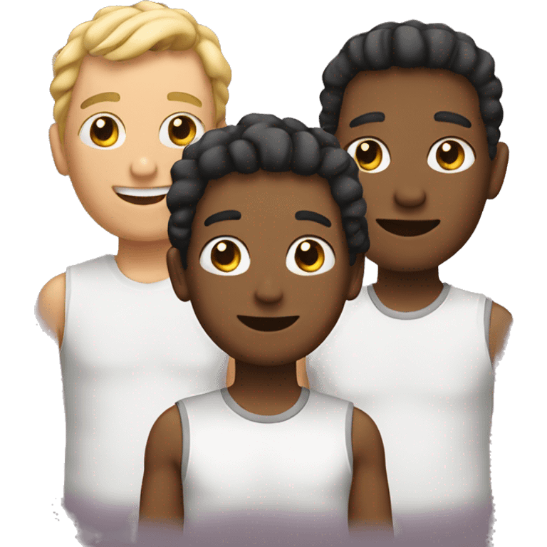 three friends emoji