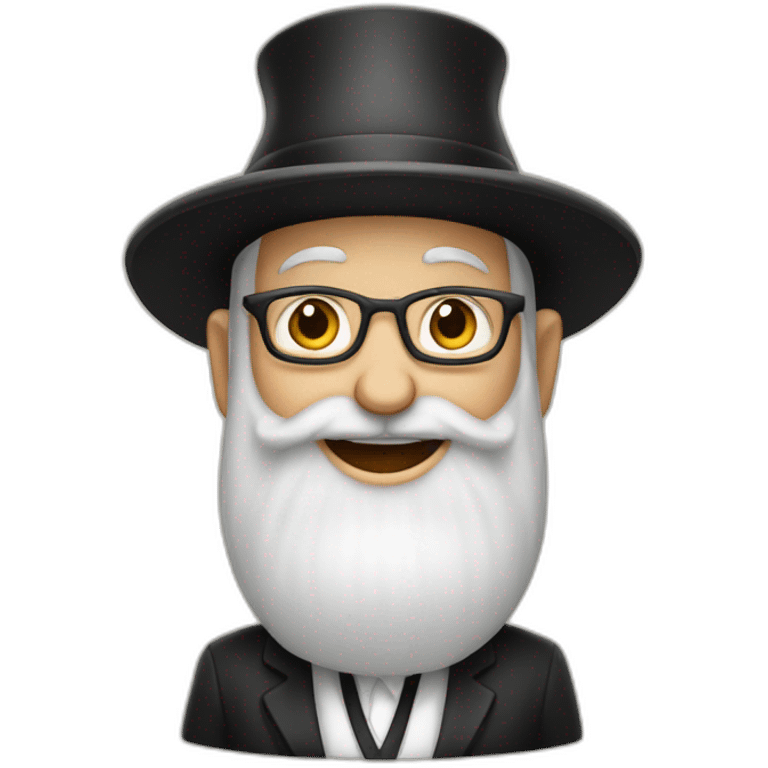 Rabbi loubavitch saying hello emoji