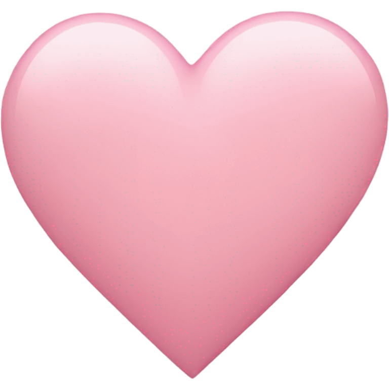 Light pink heart emoji