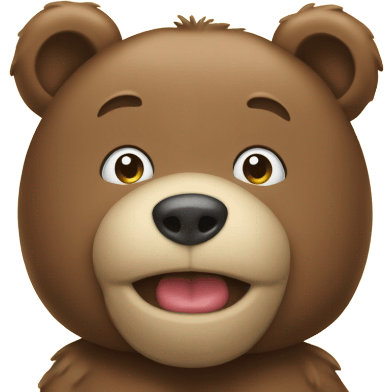 I miss you bear emoji