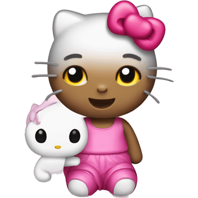 Hello kitty emoji