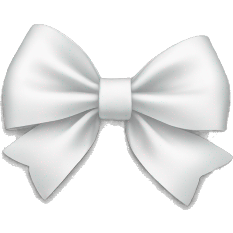 white bow emoji