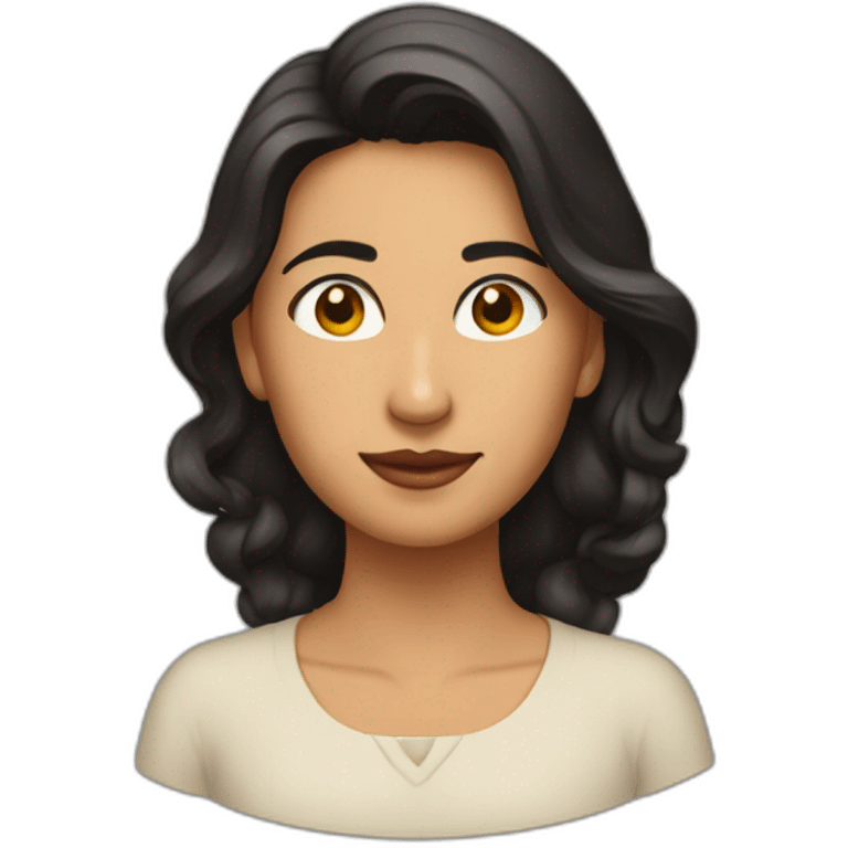 Morena apaixonada emoji