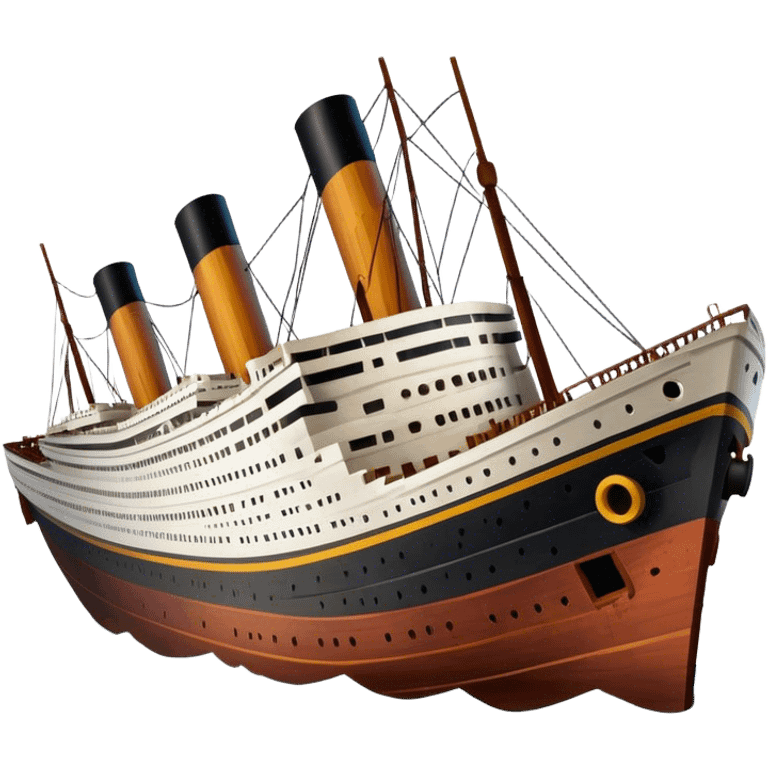 the wreck of the titanic emoji