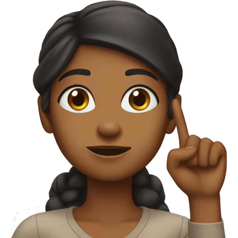 Brown girl snapping fingers emoji