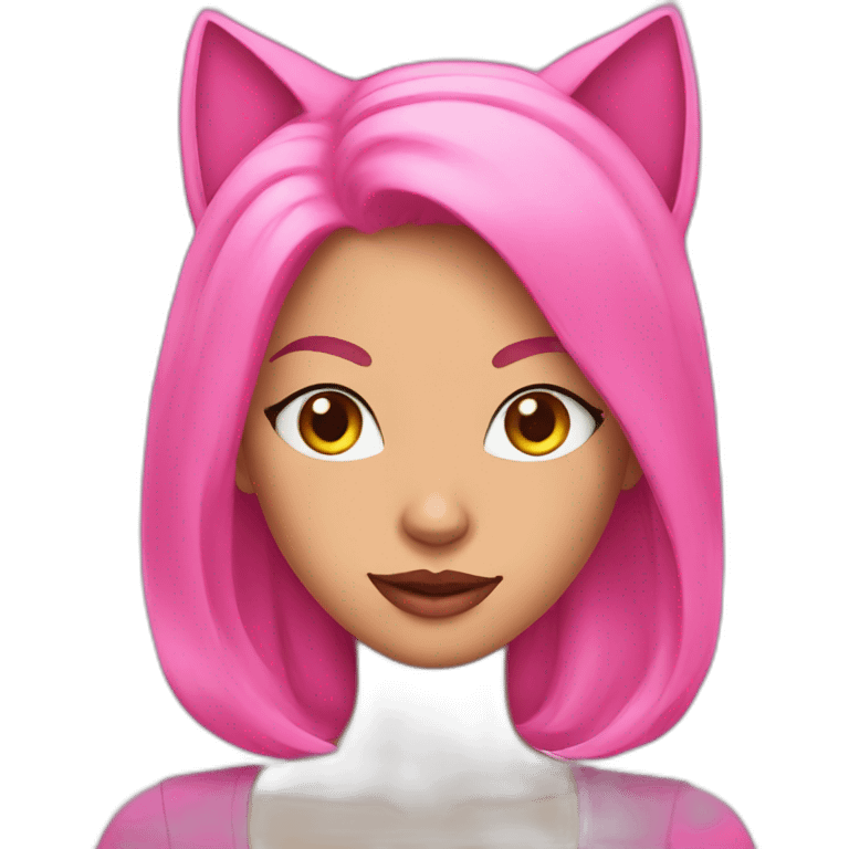 pink catwomen emoji