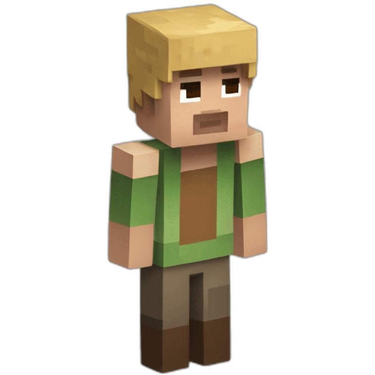 Steve de minecraft emoji