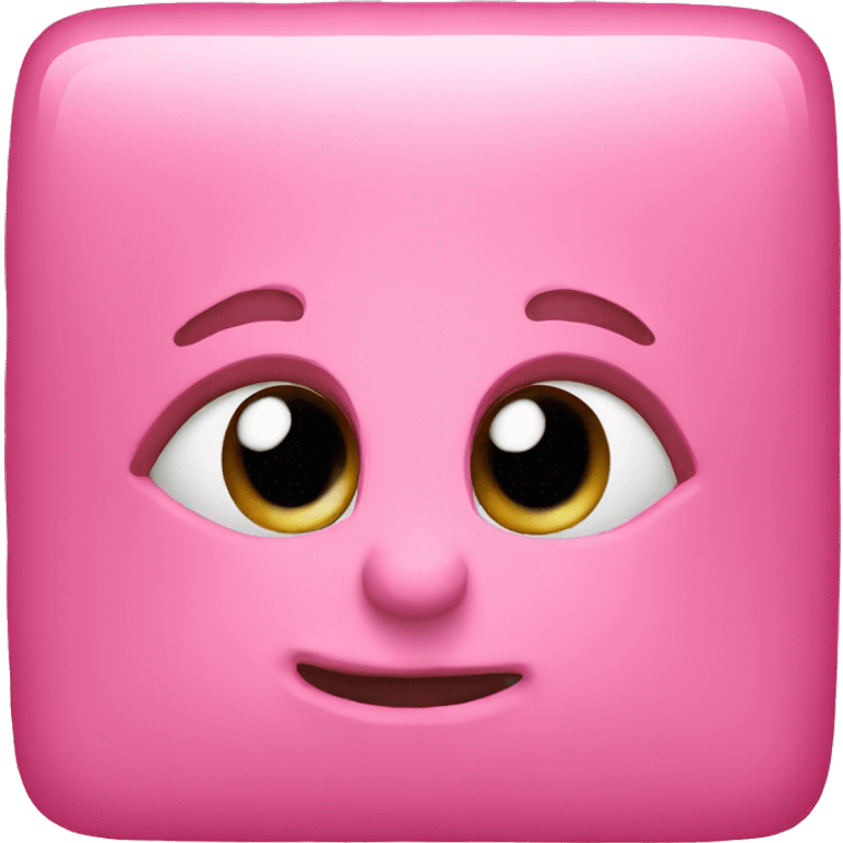 Pink Square emoji