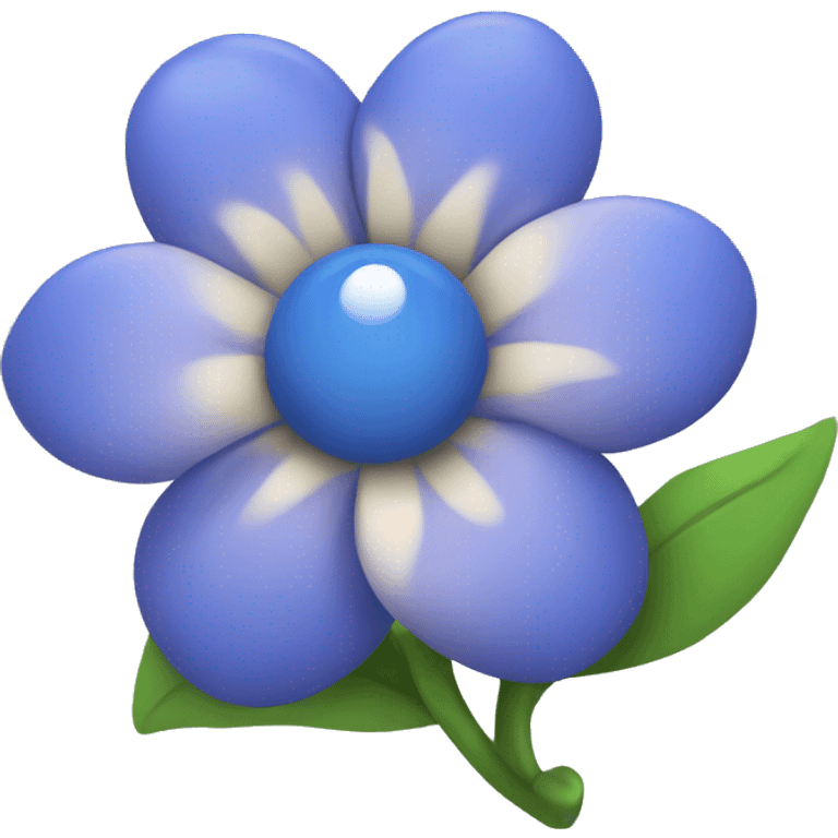 blue-flower emoji