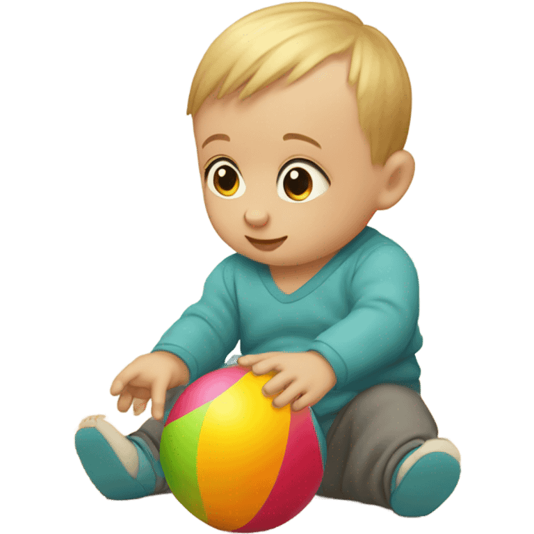 baby and ball  emoji