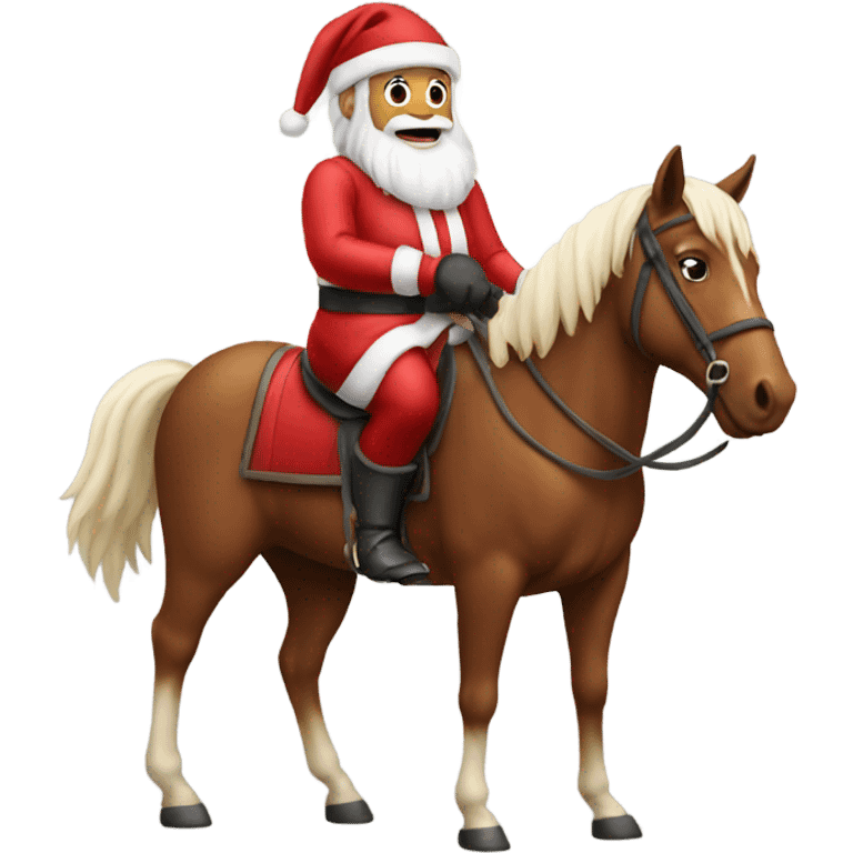 Santa on a horse emoji