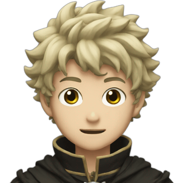 Black clover emoji