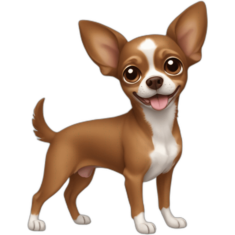 Brown Chihuahua spaniel emoji