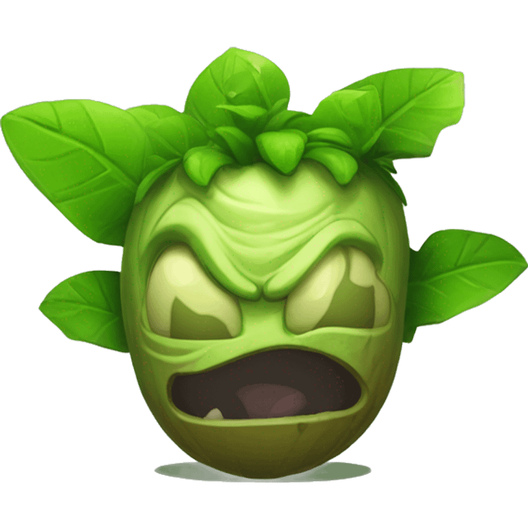 Lanzaguisantes del juego plantas contra zombies emoji