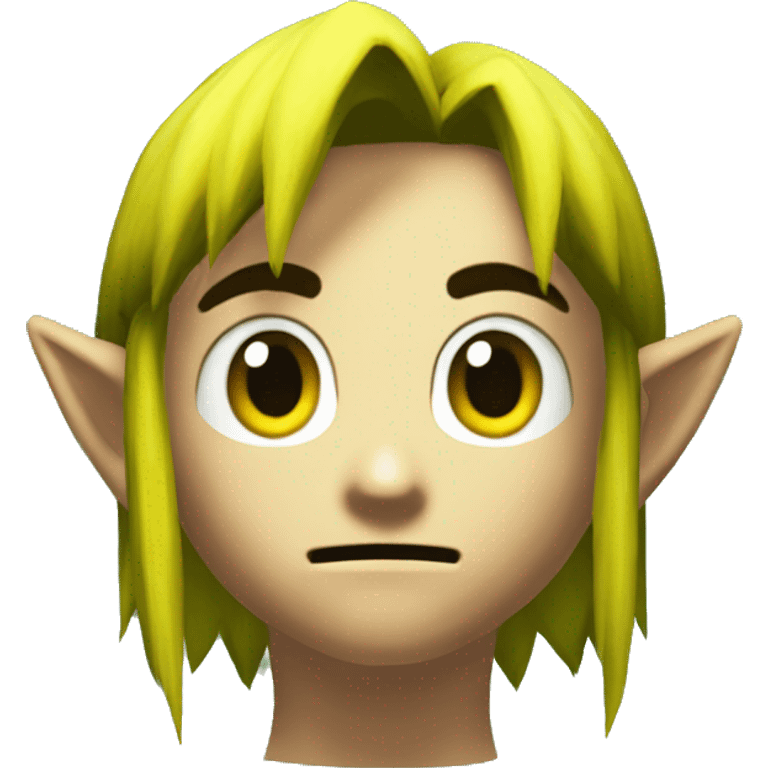 Link of the legend of zelda majoras mask emoji