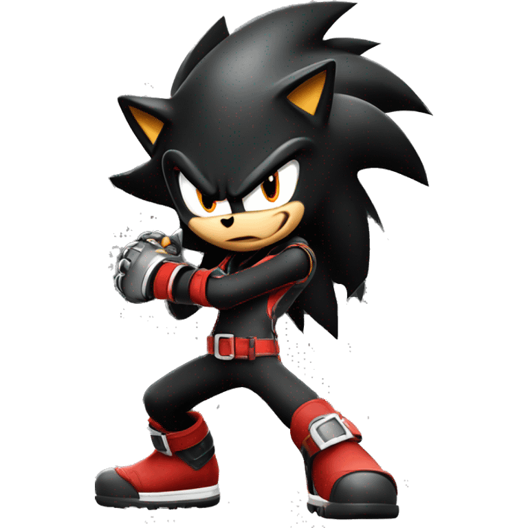 shadow the hedgehog being badass emoji