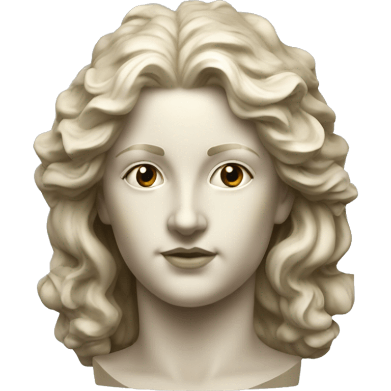 Diana of Versailles statue bust  emoji